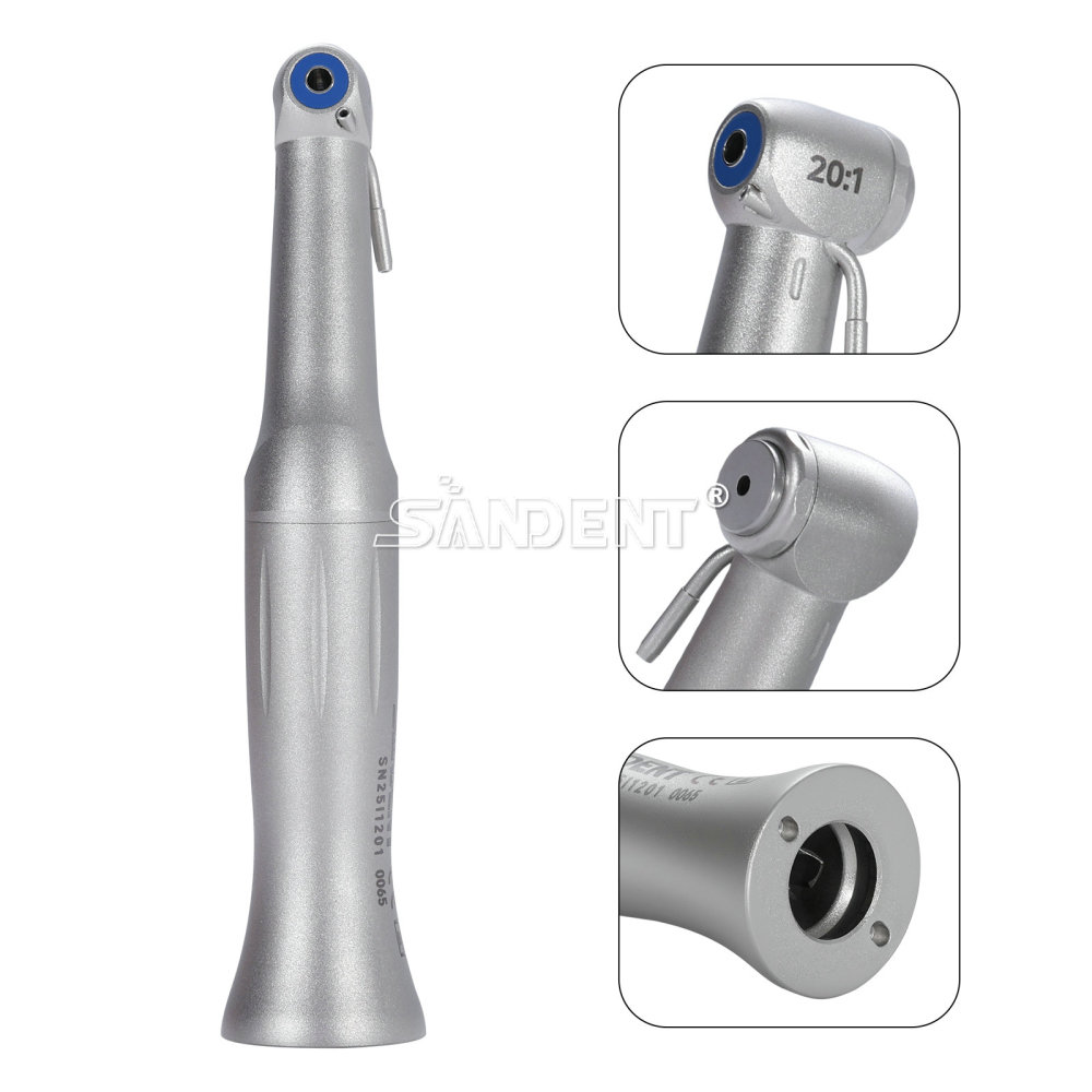 SANDENT Dental 20:1 Reduction Implant Low Speed Contra Angle Handpiece