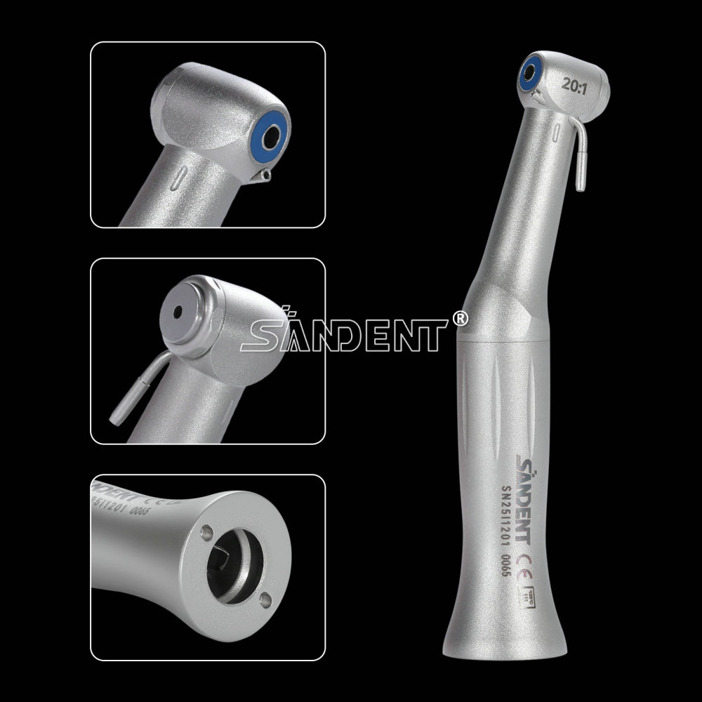 SANDENT Dental 20:1 Reduction Implant Low Speed Contra Angle Handpiece