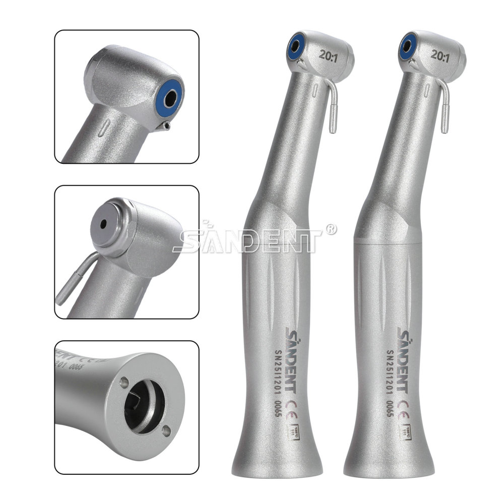 SANDENT Dental 20:1 Reduction Implant Low Speed Contra Angle Handpiece