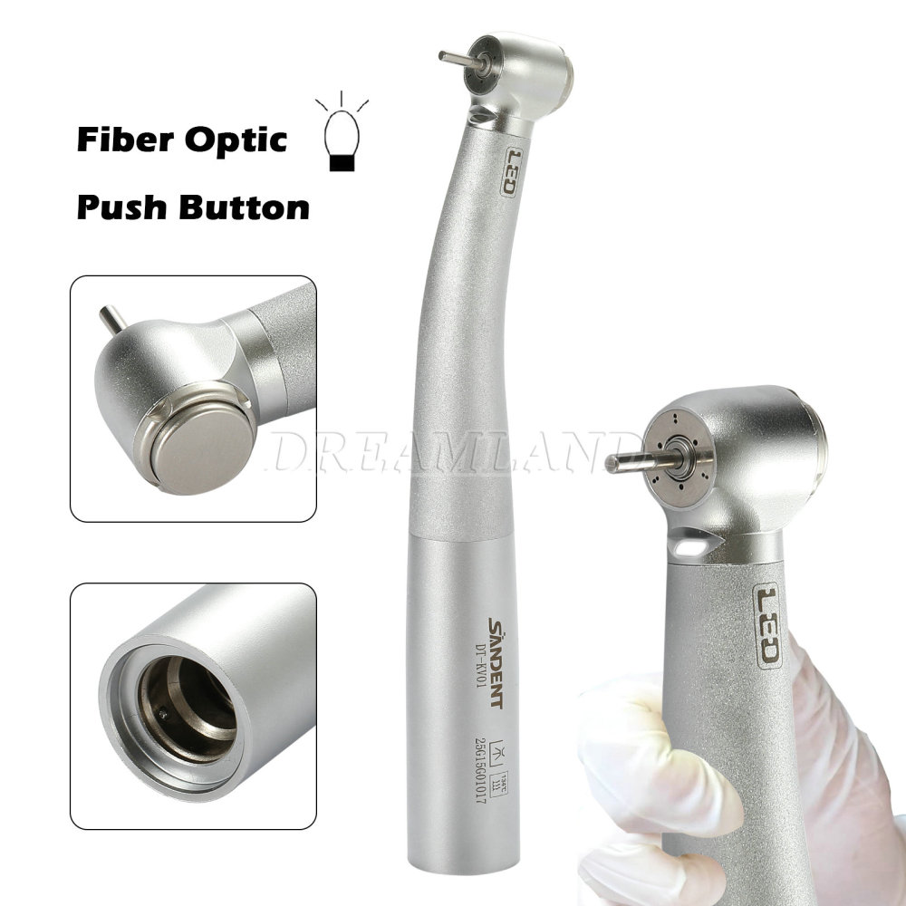 SANDENT Dental Fiber Optic High Speed Turbine Handpiece 3 spray Fit KAVO Coupler