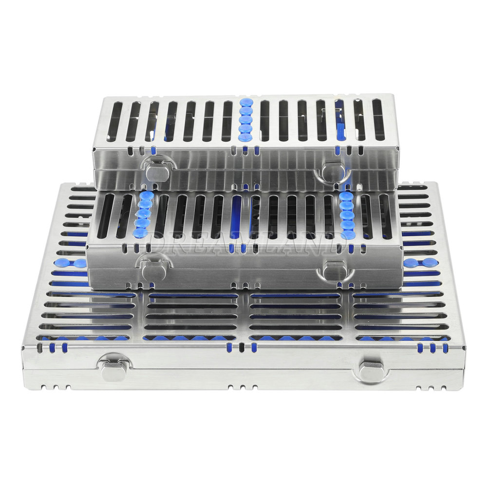 Dental Sterilization Cassette Rack Tray Hold 5, 10,20 Surgical Instruments