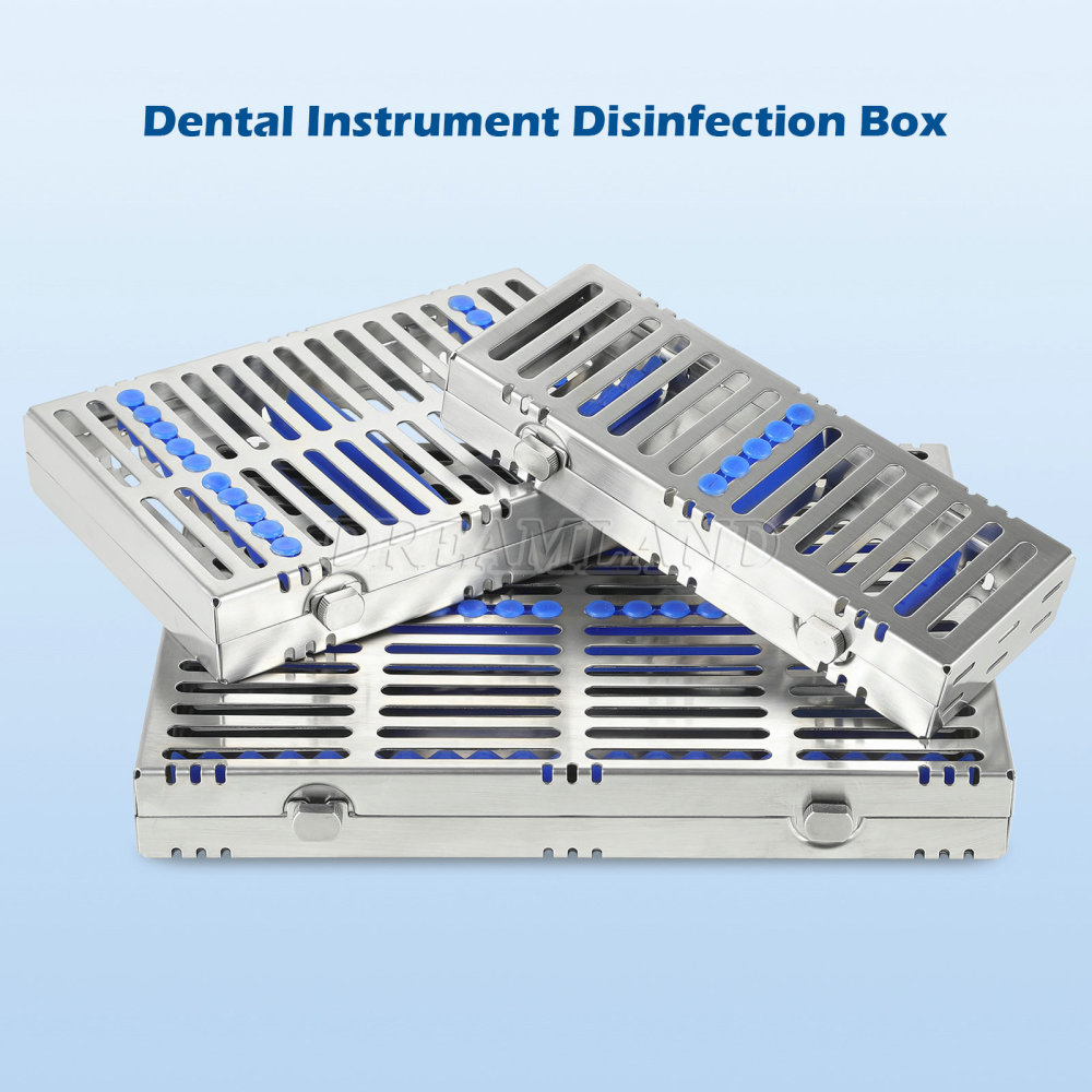 Dental Sterilization Cassette Rack Tray Hold 5, 10,20 Surgical Instruments