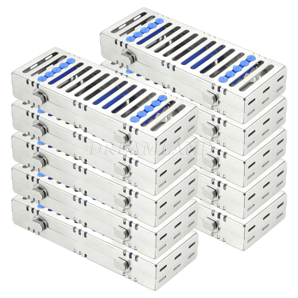 Dental Sterilization Cassette Rack Tray Hold 5, 10,20 Surgical Instruments