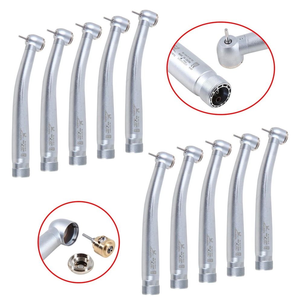 Yabangbang Dental High Speed Handpiece Push Turbine 2 Hole Fit NSK Pana Max Large head