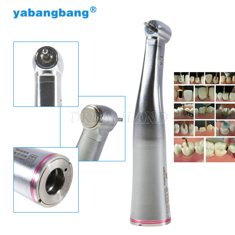 Denta1:5 Increasing Non-LED Contra Angle Handpiece  Fit E-type Electric Motor