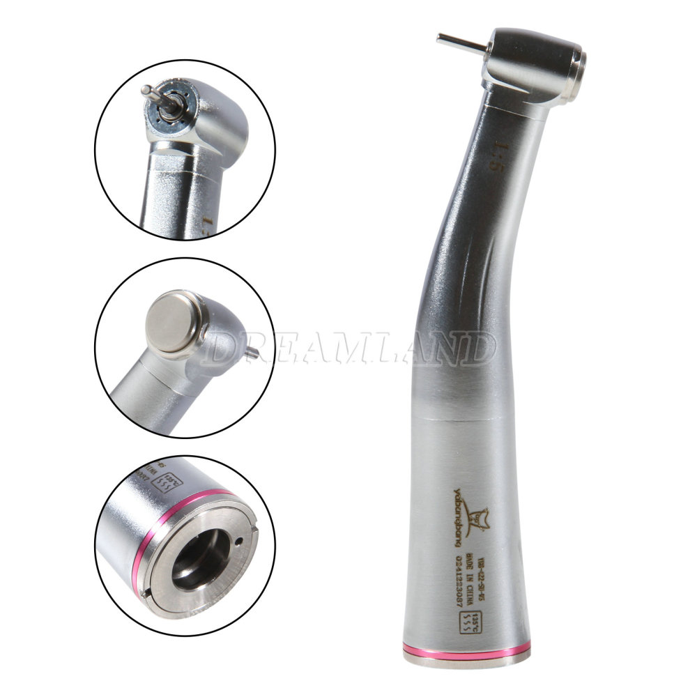 Denta1:5 Increasing Non-LED Contra Angle Handpiece  Fit E-type Electric Motor