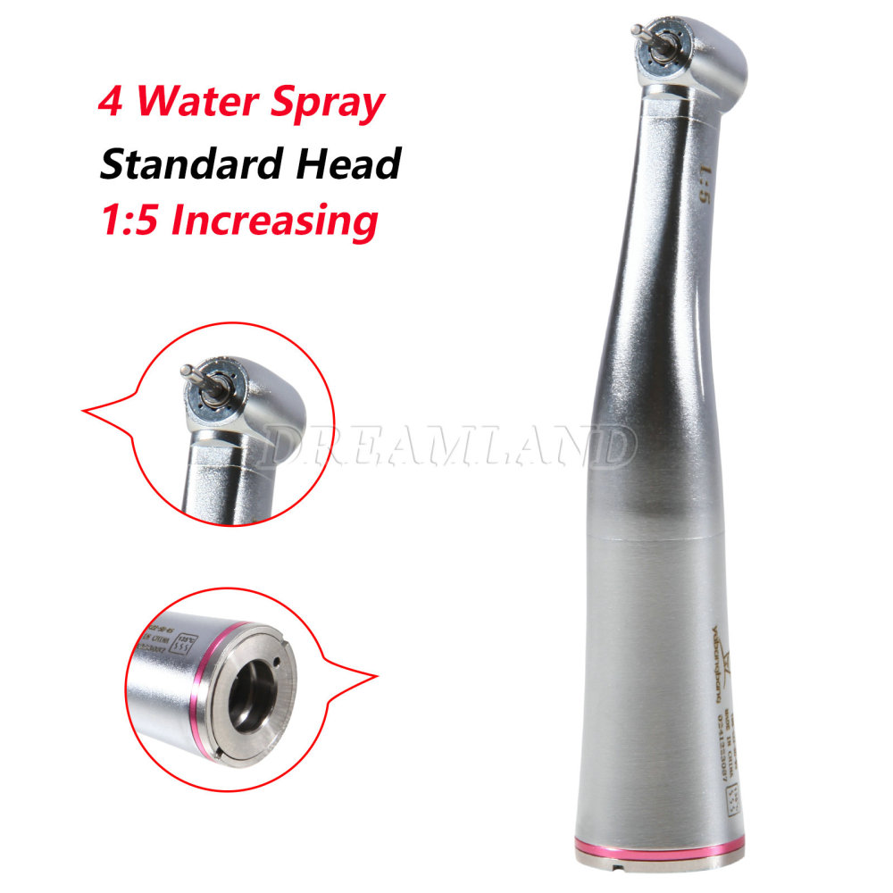 Denta1:5 Increasing Non-LED Contra Angle Handpiece  Fit E-type Electric Motor