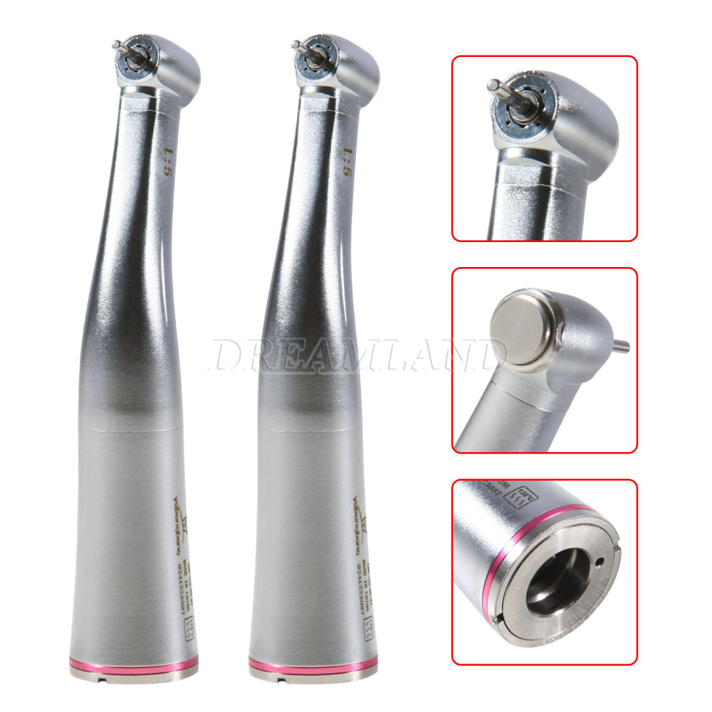Denta1:5 Increasing Non-LED Contra Angle Handpiece  Fit E-type Electric Motor
