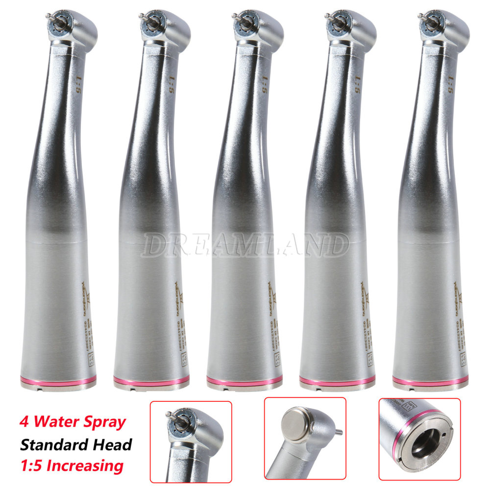 Denta1:5 Increasing Non-LED Contra Angle Handpiece  Fit E-type Electric Motor