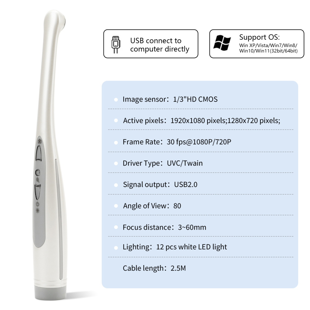 Dental Intra Oral Camera 16 megapixel Intraoral Camera with 17 Inch LCD Monitor