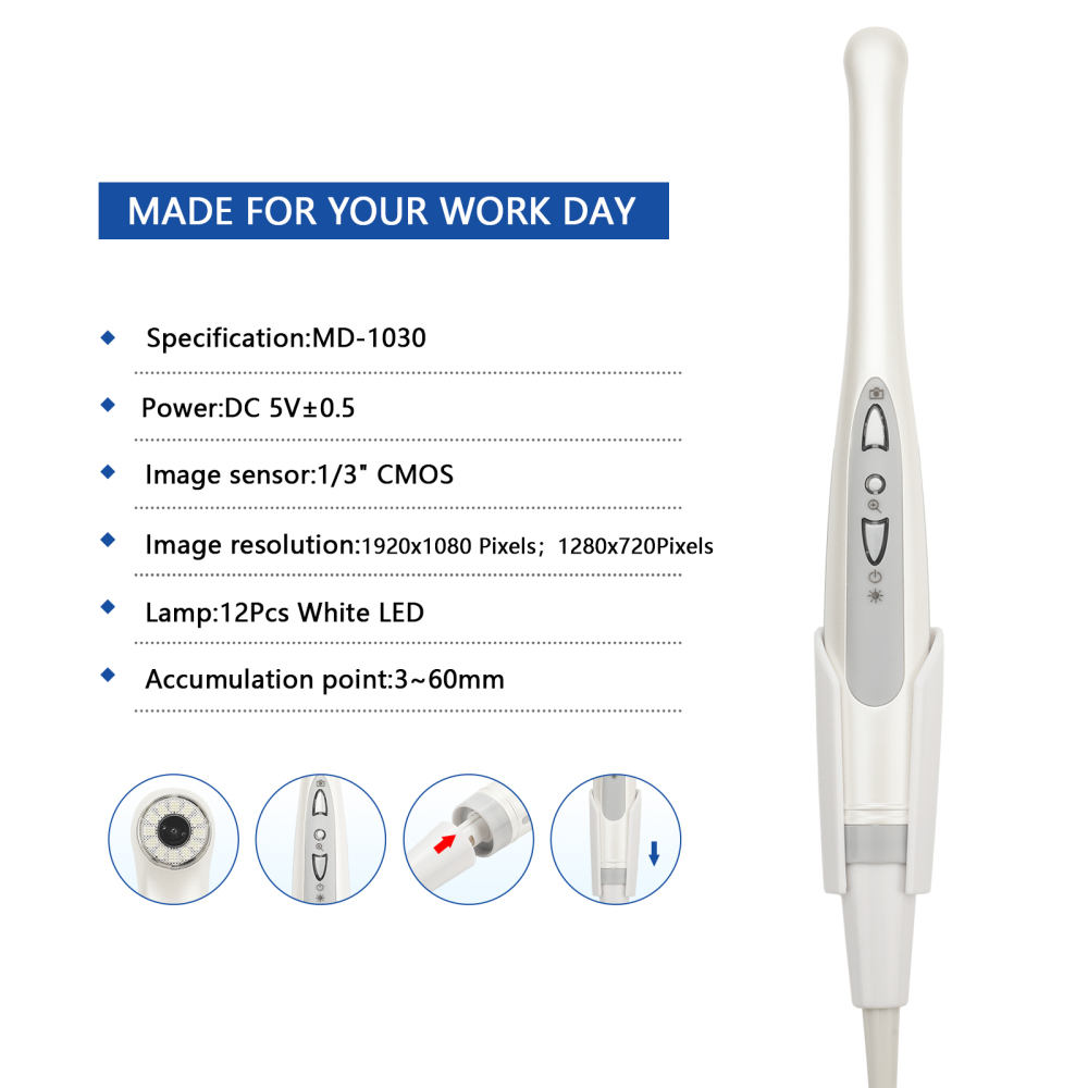 Dental Intra Oral Camera 16 megapixel Intraoral Camera with 17 Inch LCD Monitor