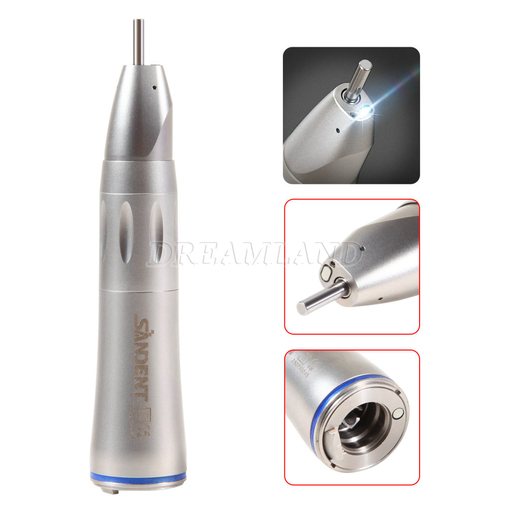 Dental 1:1 Fiber Optic Straight Low Speed Handpiece Inner-Spray