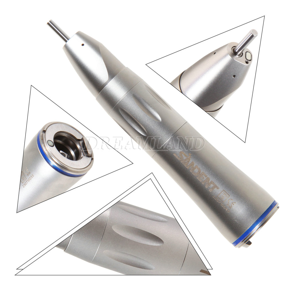 Dental 1:1 Fiber Optic Straight Low Speed Handpiece Inner-Spray
