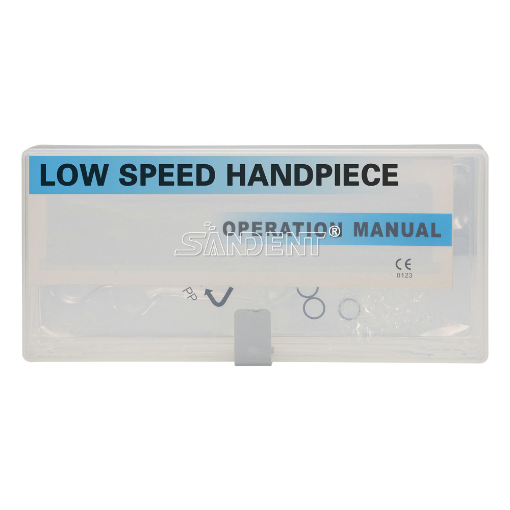 Dental Low Speed Handpiece Contra Angle+Straight Air Motor Inner Water Kit 4Hole