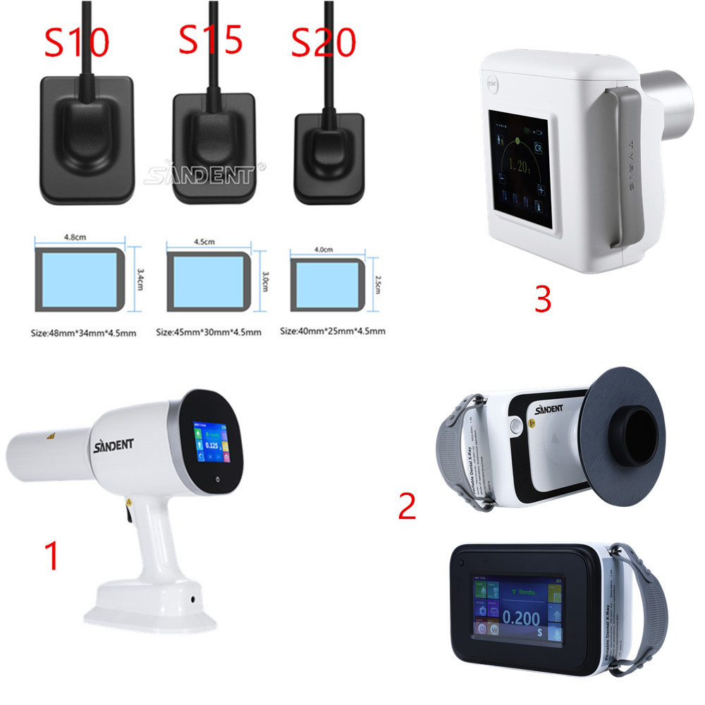 Dental X Ray Mobile Unit High Frequency Machine  / Digital Sensor Size S10 / S15 / S20