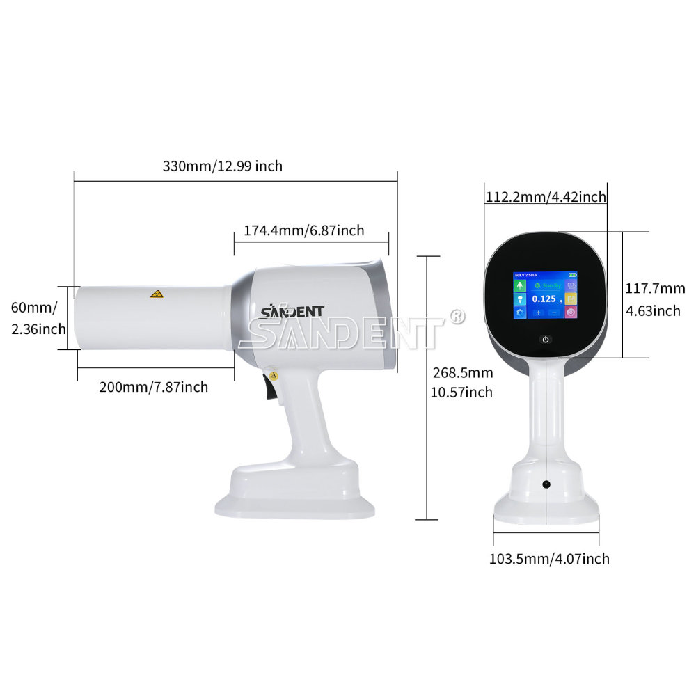 Dental Portable Mobile X-Ray Unit Macine Digital High Frequency+ Scatter Shield