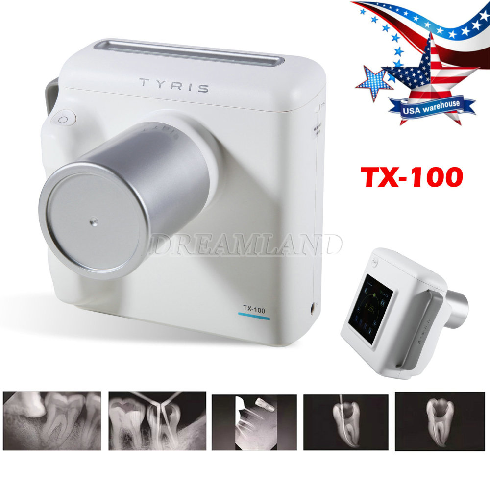 Dental X Ray Mobile Unit High Frequency Machine  / Digital Sensor Size 1.0 / 1.5