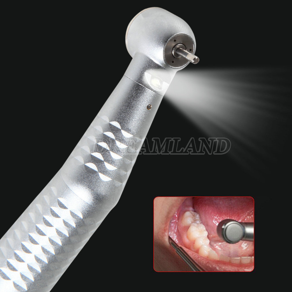 Tosi E-generator LED Fiber Optic Dental High Speed Handpiece 4-Hole