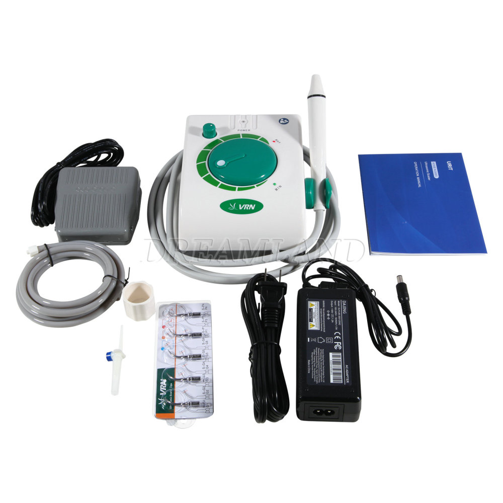 Dental Ultrasonic Scaler with Handpiece 5 Tips Teeth Cleaning Cleaner 08B