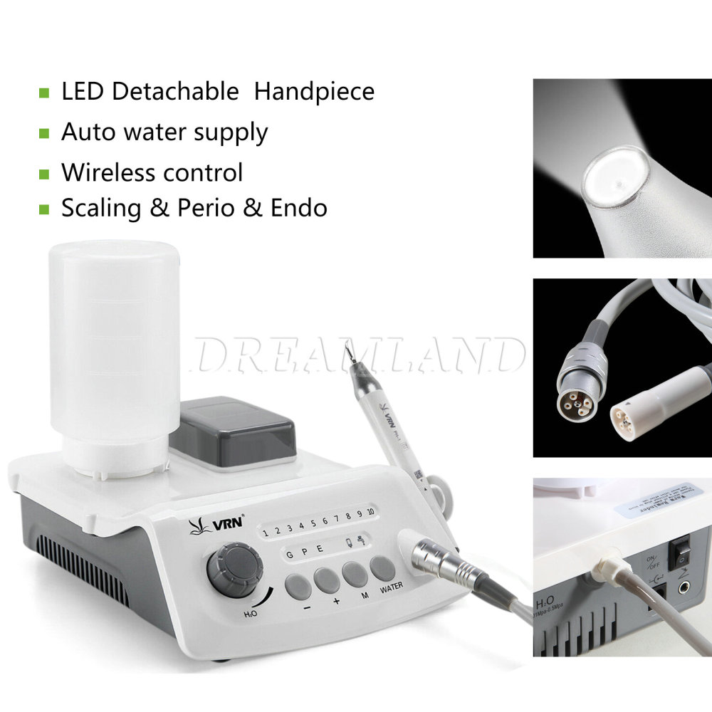 LED Dental Ultrasonic Piezo Scaler Handpiece Bottle Fit EMS Cavitron Woodpecker