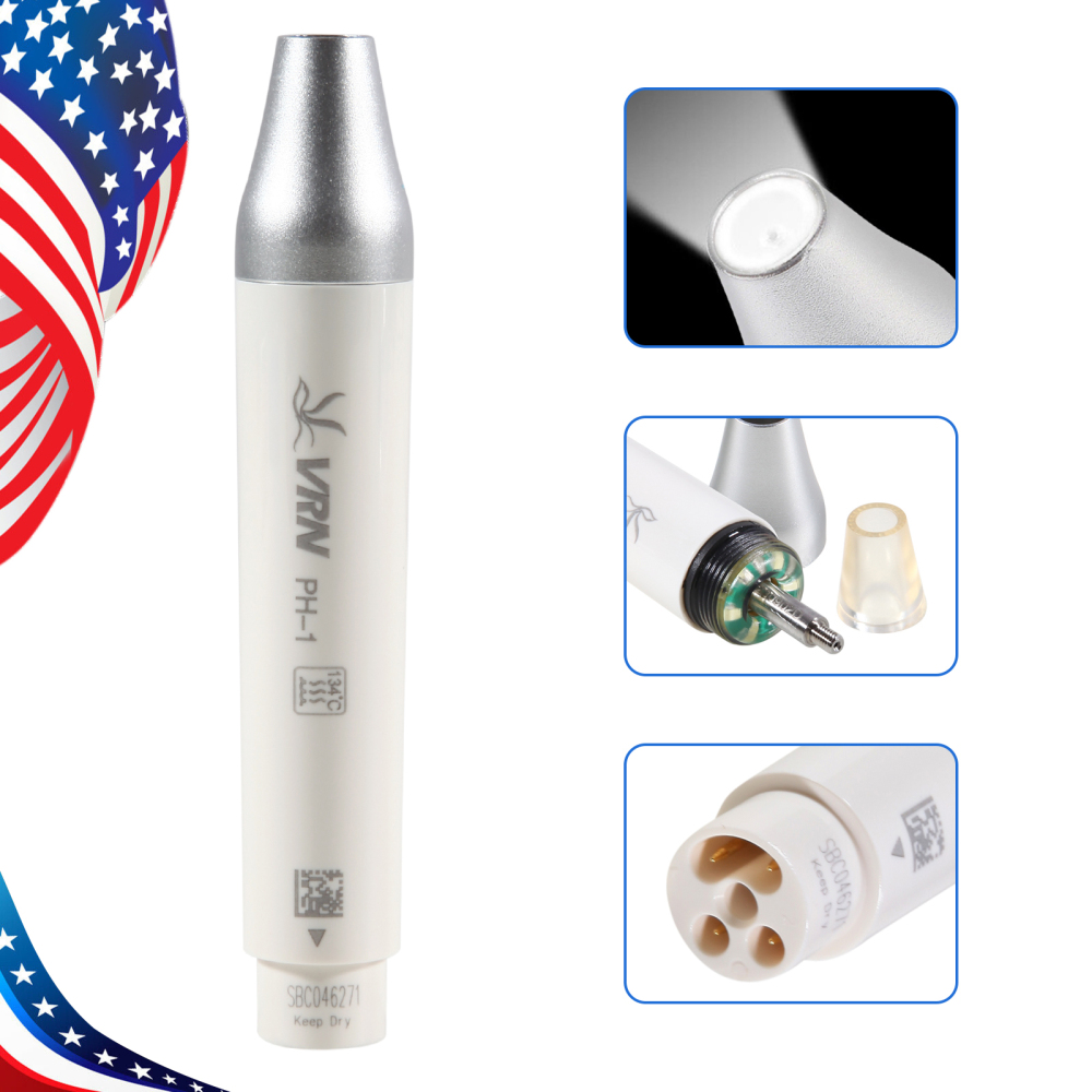 LED Dental Ultrasonic Piezo Scaler Handpiece W/ water Bottle & tips Fit EMS Cavitron Woodpecker