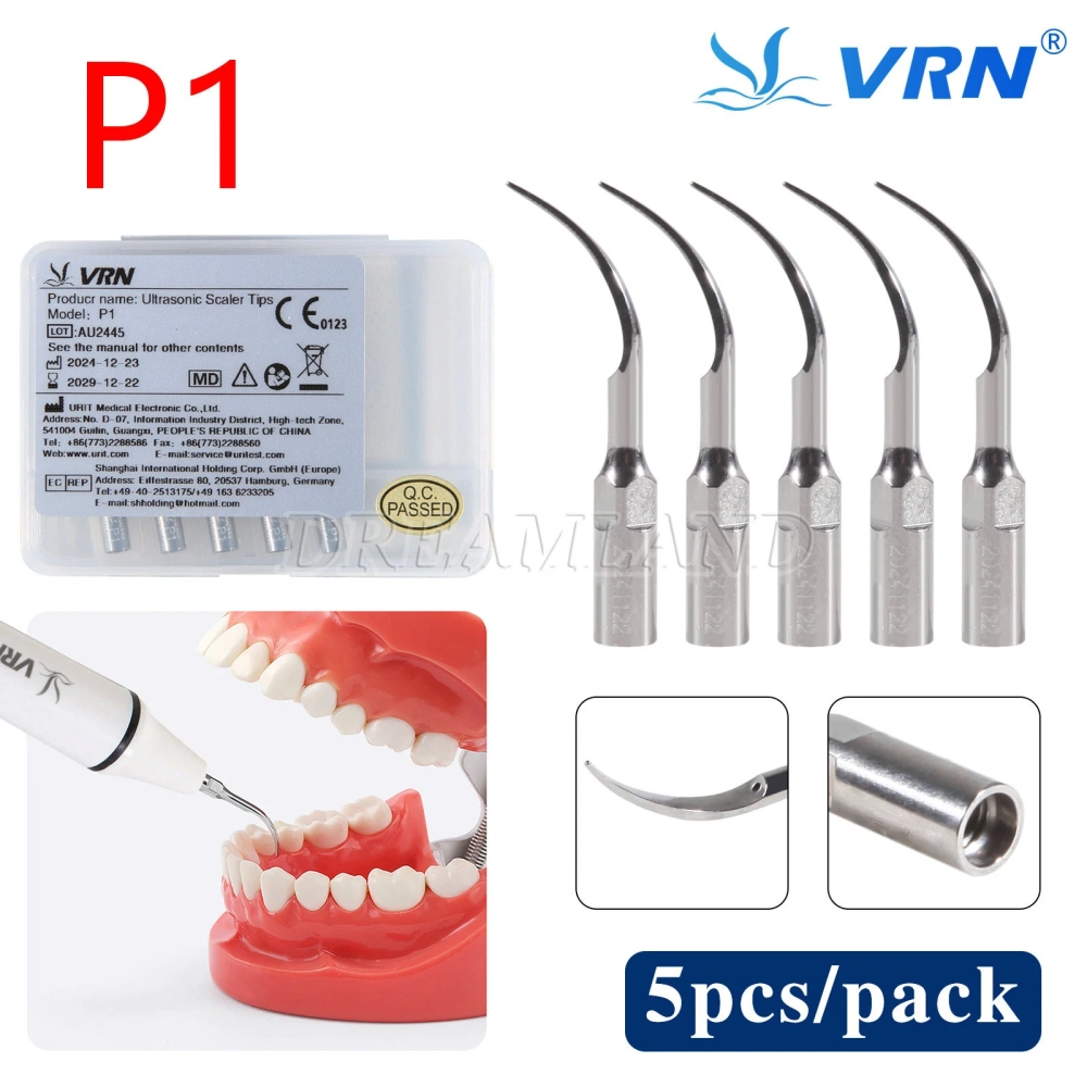 LED Dental Ultrasonic Piezo Scaler Handpiece W/ water Bottle & tips Fit EMS Cavitron Woodpecker