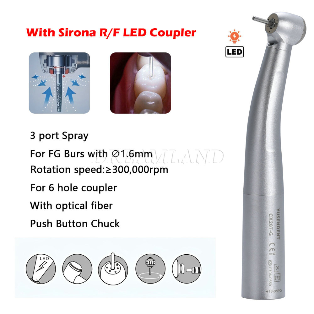 6pcs coxo (Yusendent) Brand fiber optic high speed fit Sirona