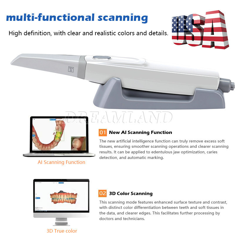 Digital Dental Intraoral 3D Scanner with Scanning Software V3 Pro / V5
