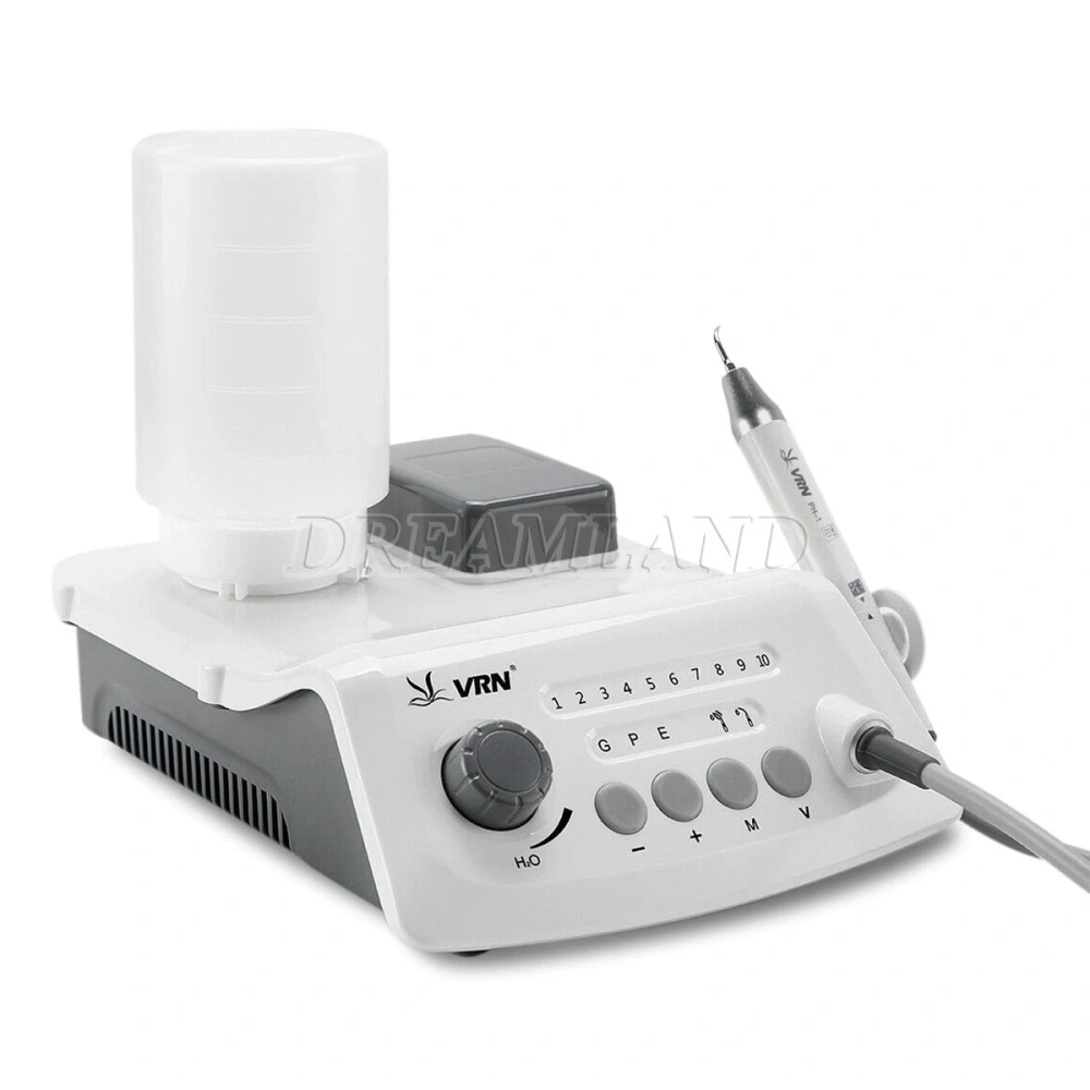 Dental Ultrasonic Piezo Scaler Unit with LED handpiece & tips A8-simple type fit EMS & Woodpecker