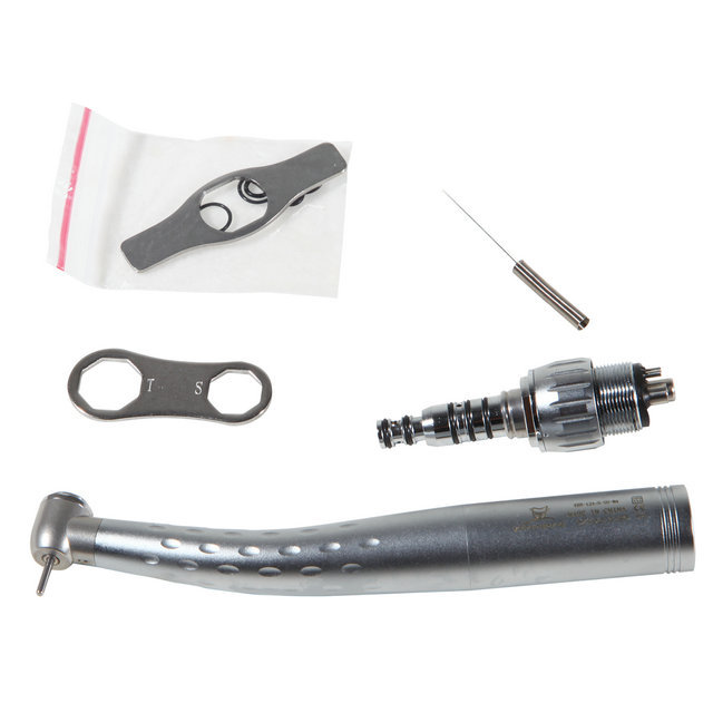 Dental High Speed Turbine Handpiece Standard Head/Large head + Quick Coupler 4Hole fit KaVo