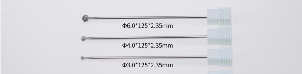 3pcs 125mm burs + 2 US1 + 2 US2 tips