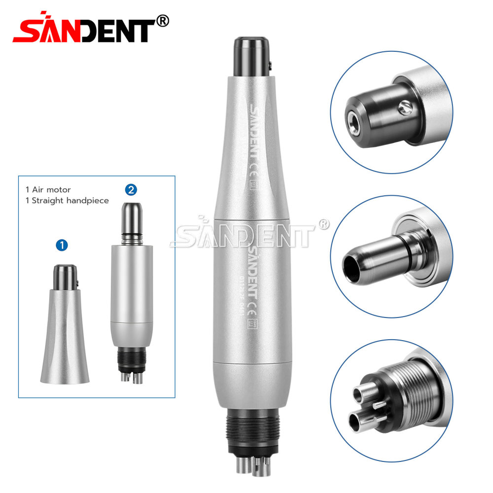 Dental Hygiene Prophy Handpiece Air Motor 4Holes 4:1 Nose Cone 360°Swivel