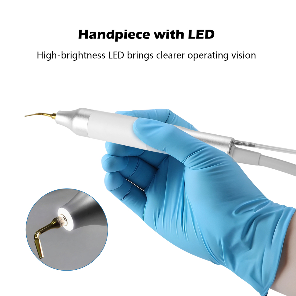 Woodpecker Style Ultra Surgery Piezo Bone Unit-Surgic Touch+LED Handpiece 5 Tips