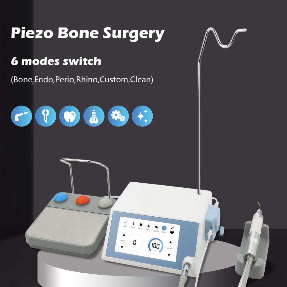 Woodpecker Style Ultra Surgery Piezo Bone Unit-Surgic Touch+LED Handpiece 5 Tips