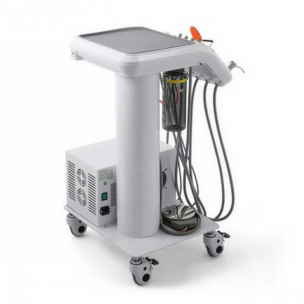 Dental Mobile Delivery Unit Cart with Compressor + Built-in scaler + Curing Light SD-301
