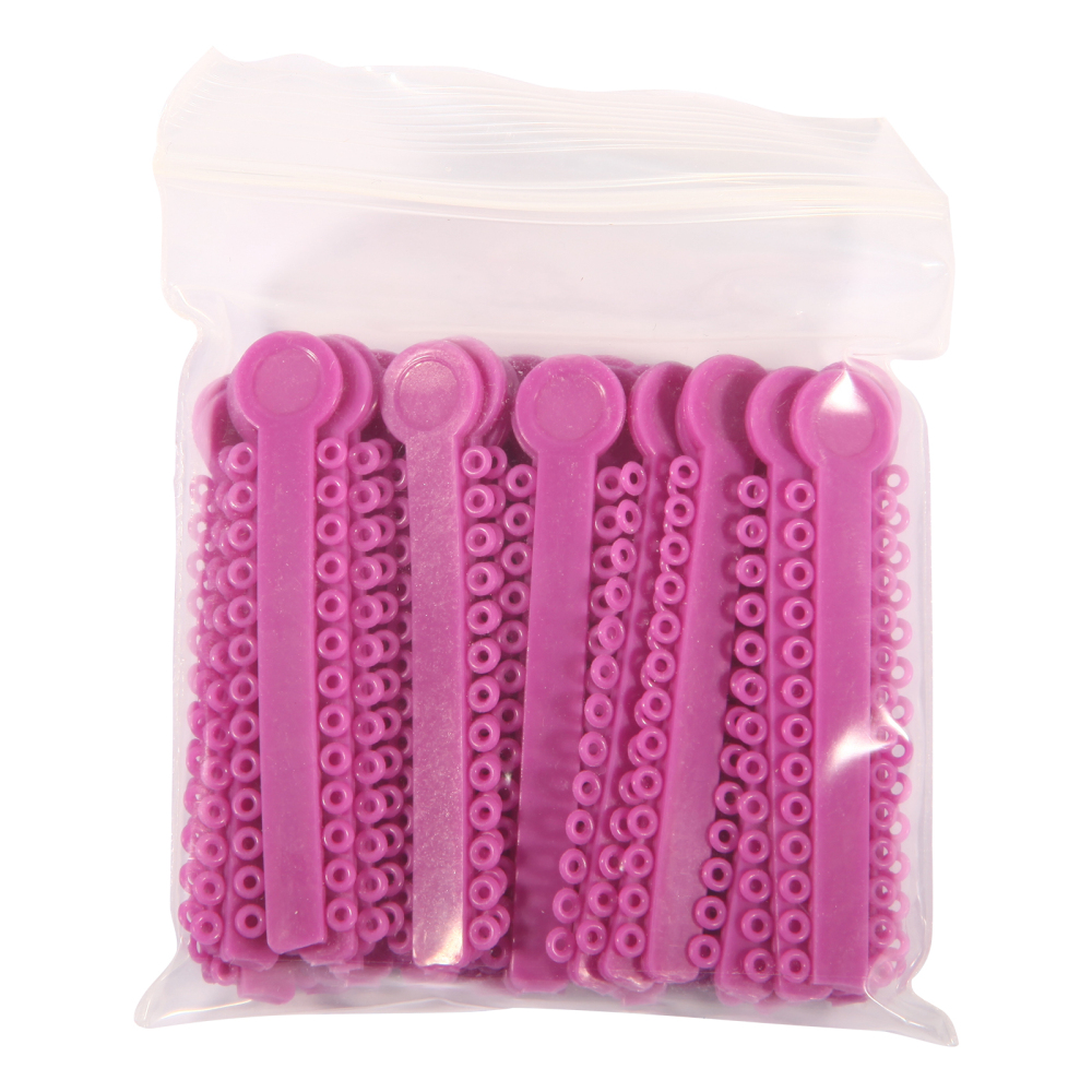 Dental Orthodontic Ligature Ties Elastic Rubber Bands 1040pcs/pack