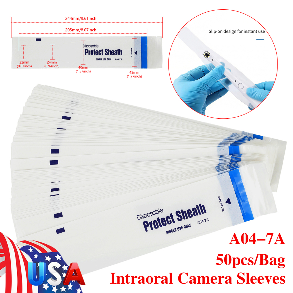 Dental Camera Sleeve/Sheath/Cover Disposable for intraoral Camera A04-7A/A04-6A