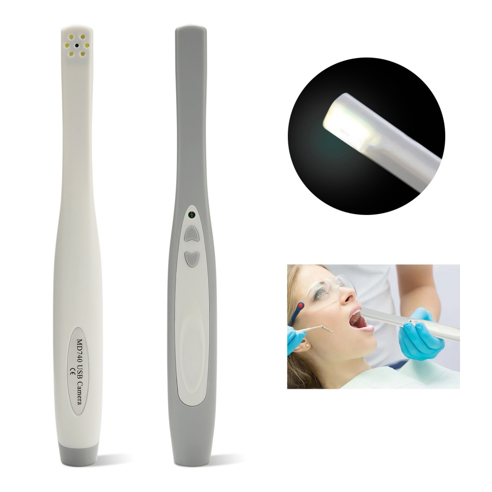 Dental Intraoral Camera USB Digital Imaging HD Camera MD740-6 lights / MD1030-12 lights