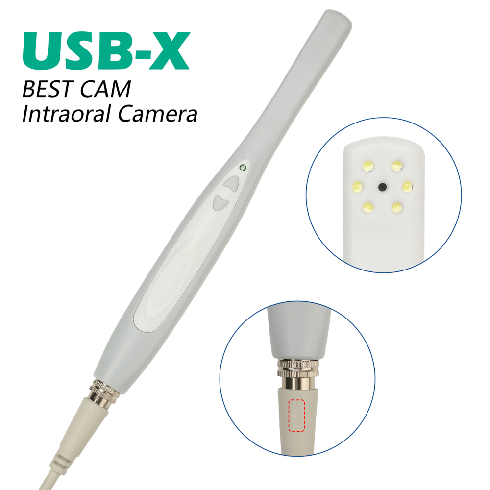 Dental Intraoral Camera USB Digital Imaging HD Camera MD740-6 lights / MD1030-12 lights