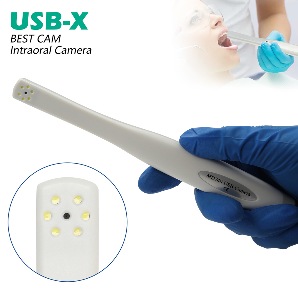 Dental Intraoral Camera USB Digital Imaging HD Camera MD740-6 lights / MD1030-12 lights