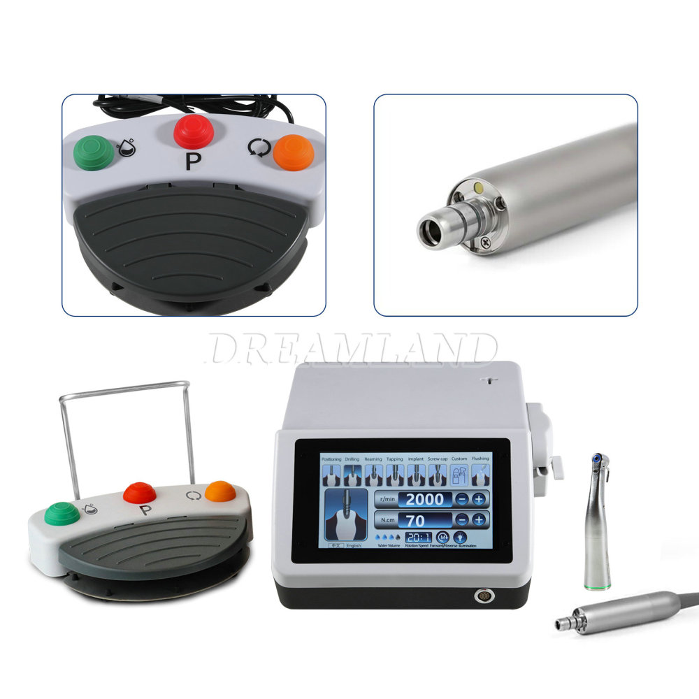 Dental Implant Surgical Brushless Motor +20:1 Handpiece touch screen