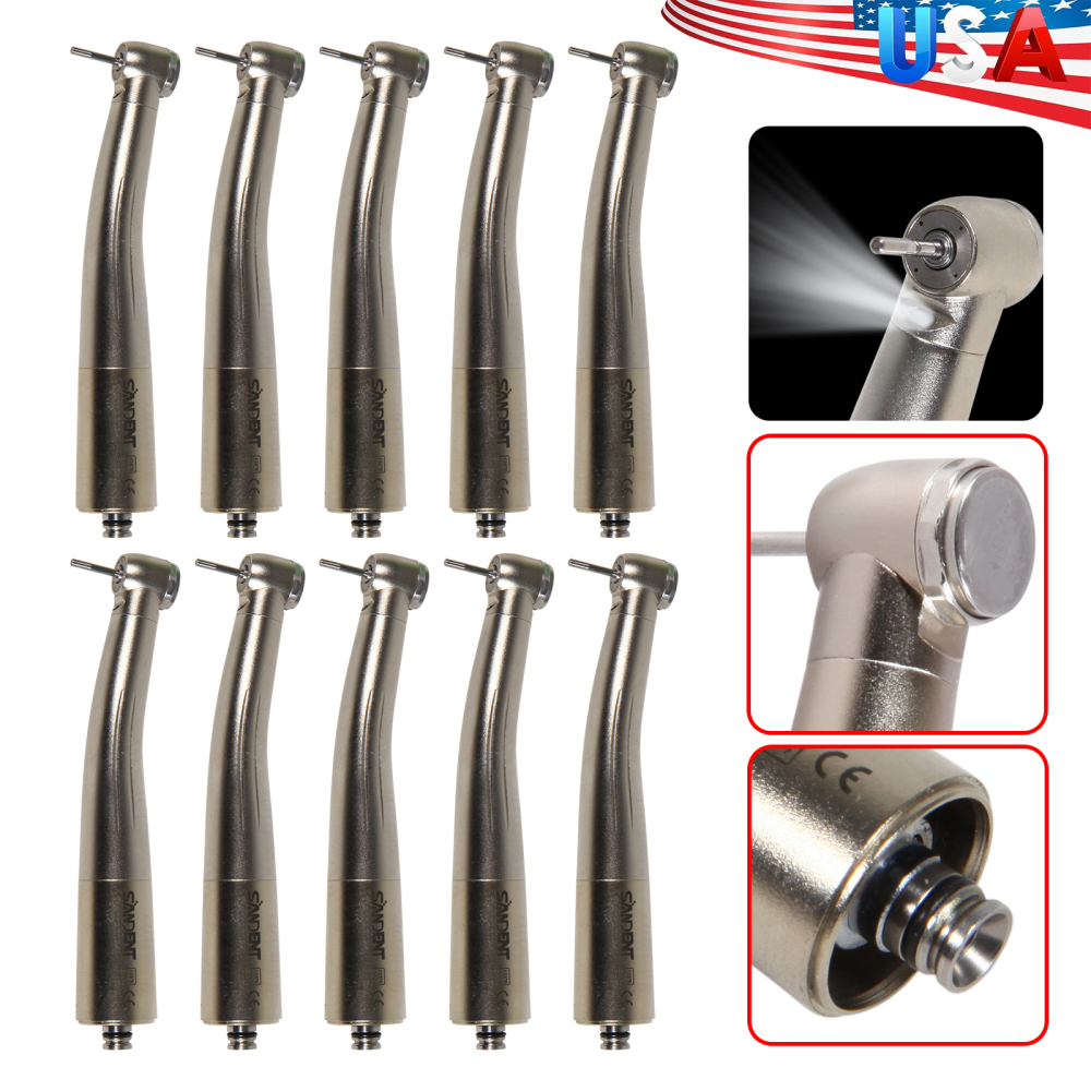 4 Water Spray Fiber Optic LED High Speed Handpiece  Fit NSK LED Quick Coupler