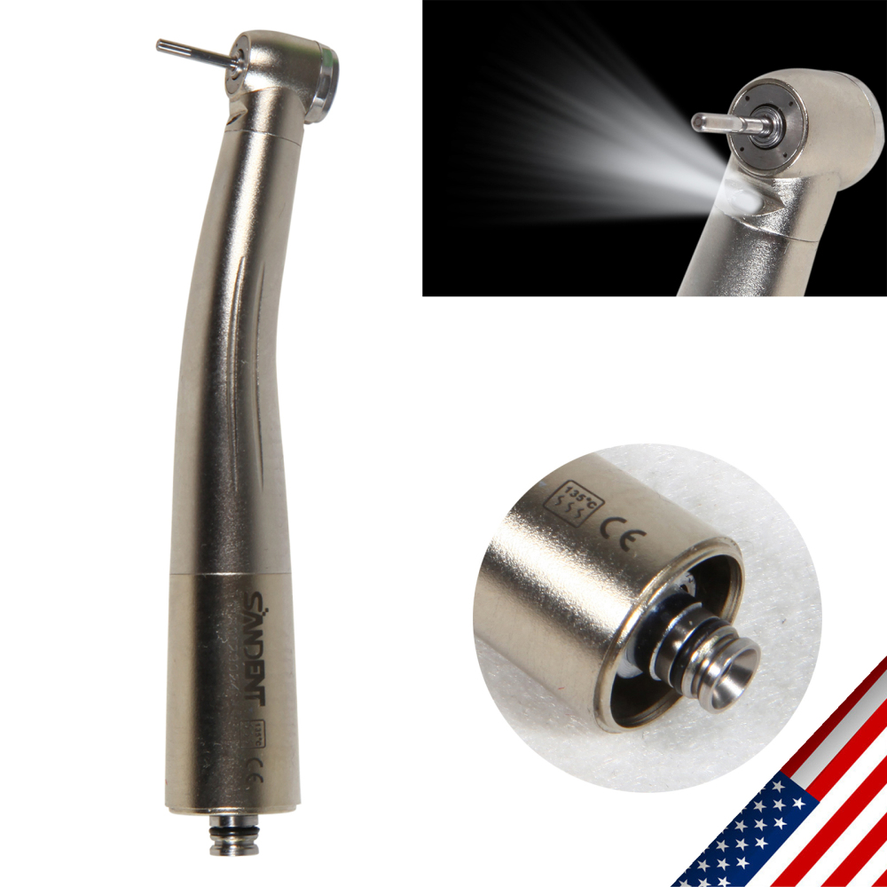4 Water Spray Fiber Optic LED High Speed Handpiece  Fit NSK LED Quick Coupler