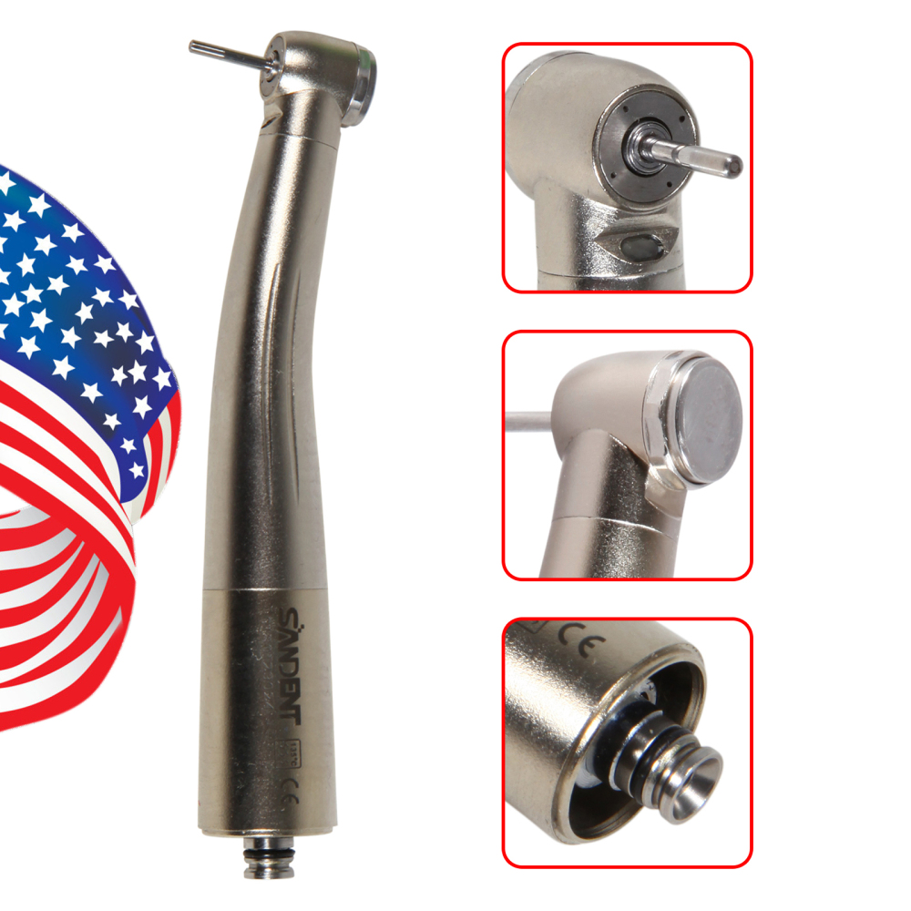 4 Water Spray Fiber Optic LED High Speed Handpiece  Fit NSK LED Quick Coupler