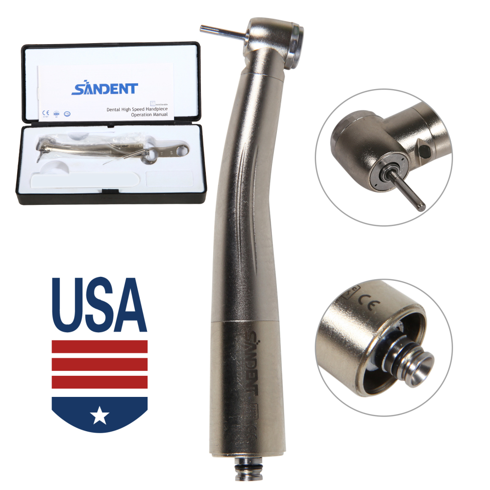 4 Water Spray Fiber Optic LED High Speed Handpiece  Fit NSK LED Quick Coupler