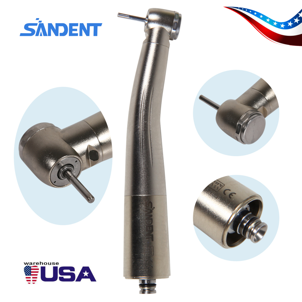 4 Water Spray Fiber Optic LED High Speed Handpiece  Fit NSK LED Quick Coupler