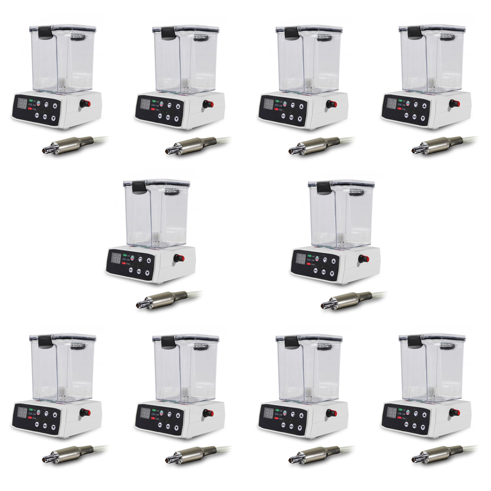 Dental Brushless LED Electric Micro Motor w/Water Tank for Lab Practice  + 1:5 standard/Mini head