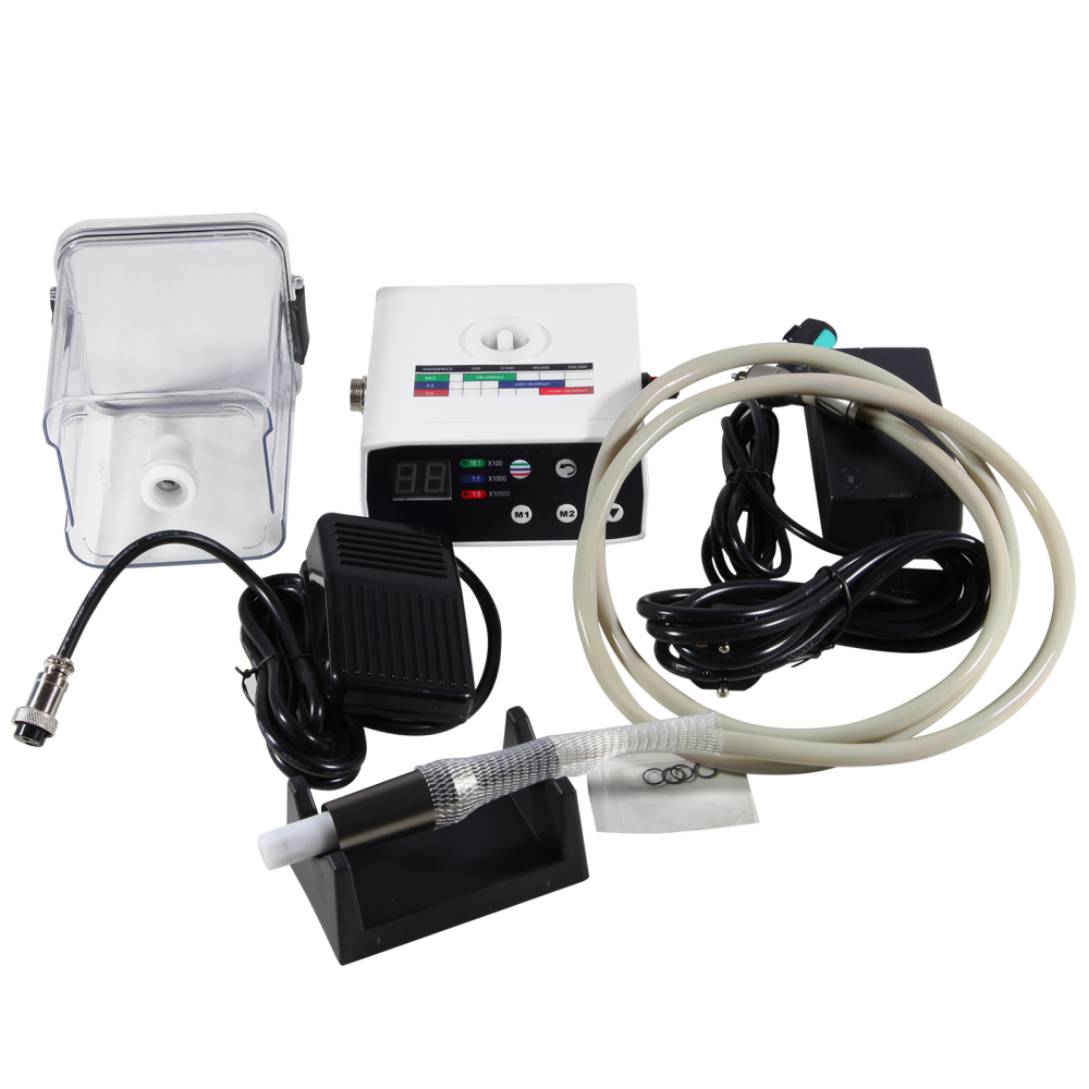 Dental Brushless LED Electric Micro Motor w/Water Tank for Lab Practice  + 1:5 standard/Mini head