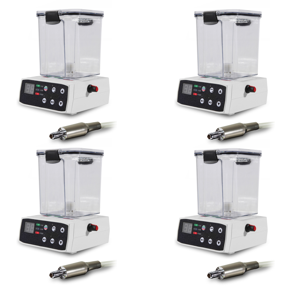 Dental Brushless LED Electric Micro Motor w/Water Tank for Lab Practice  + 1:5 standard/Mini head