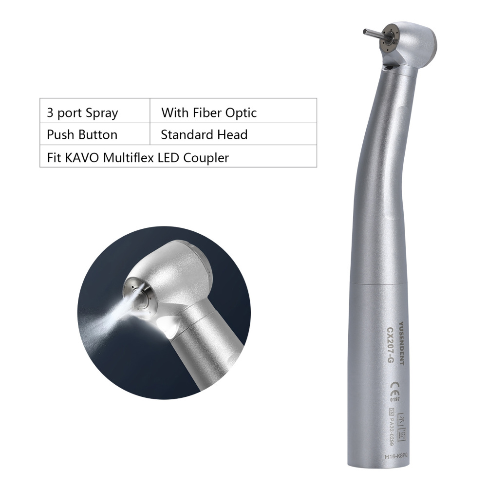 Yusendent fiber optic air turbine high speed handpiece fit Kavo connection